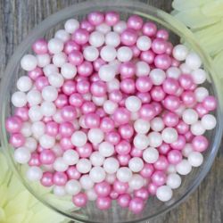 7mm Blue White Pink Balls Pearls Sprinkles